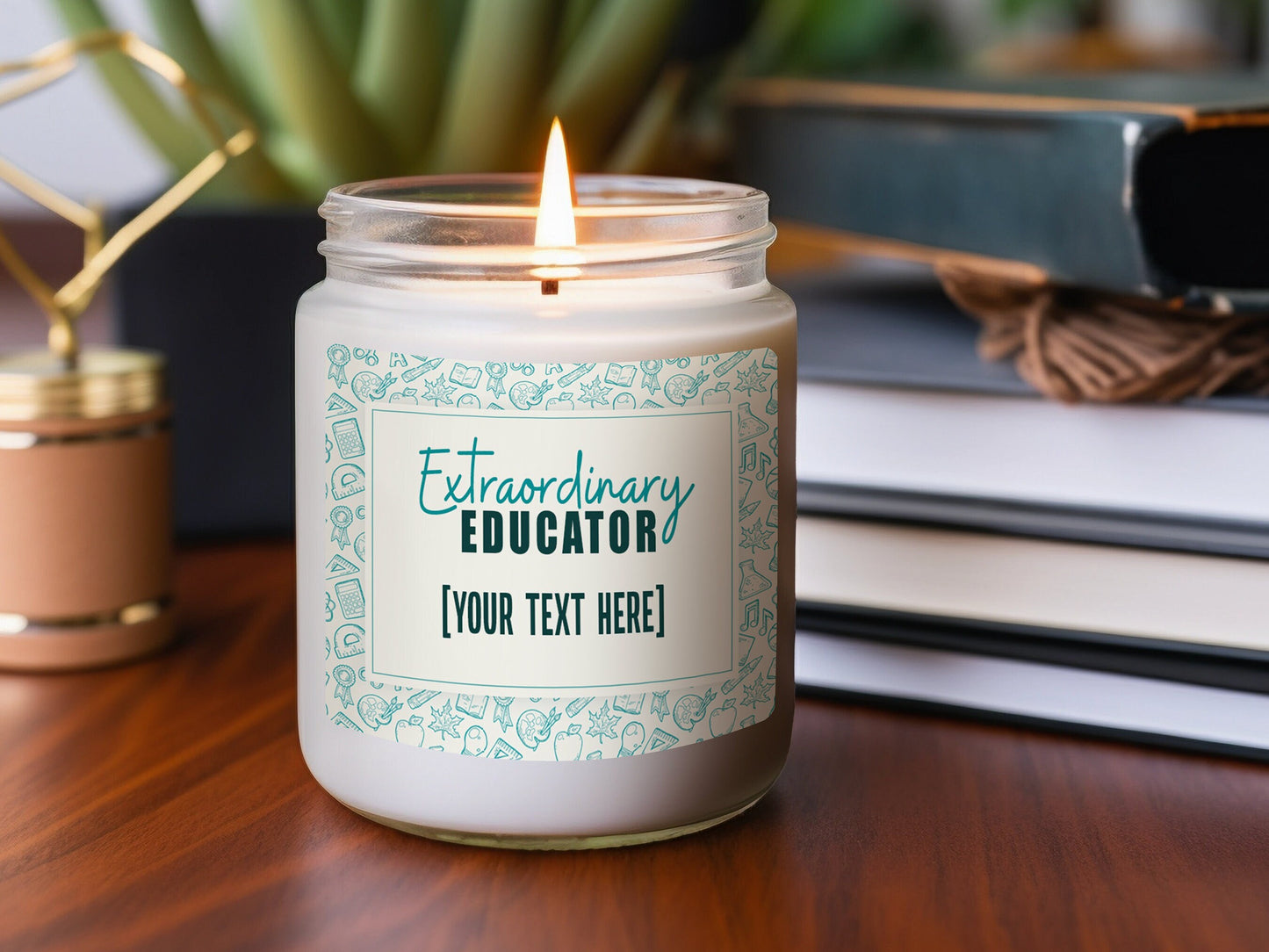 Extraordinary Educator Custom Candle