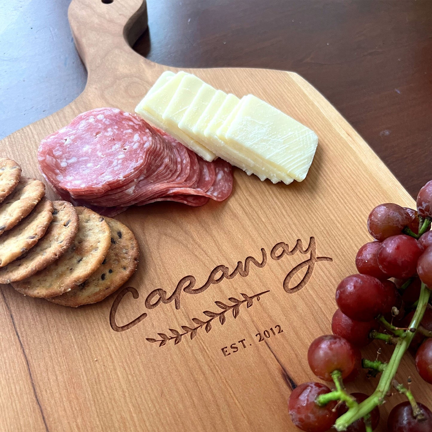Cherry Wood Custom Charcuterie Board