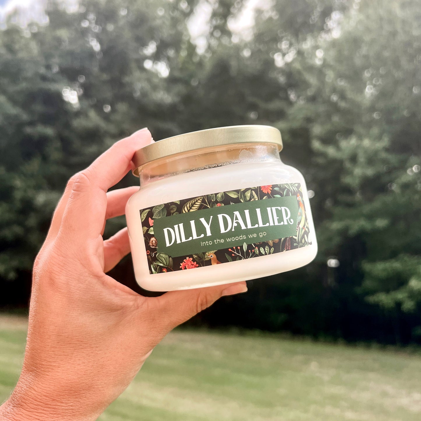 Dilly Dallier Double-Wick Personalized Candle