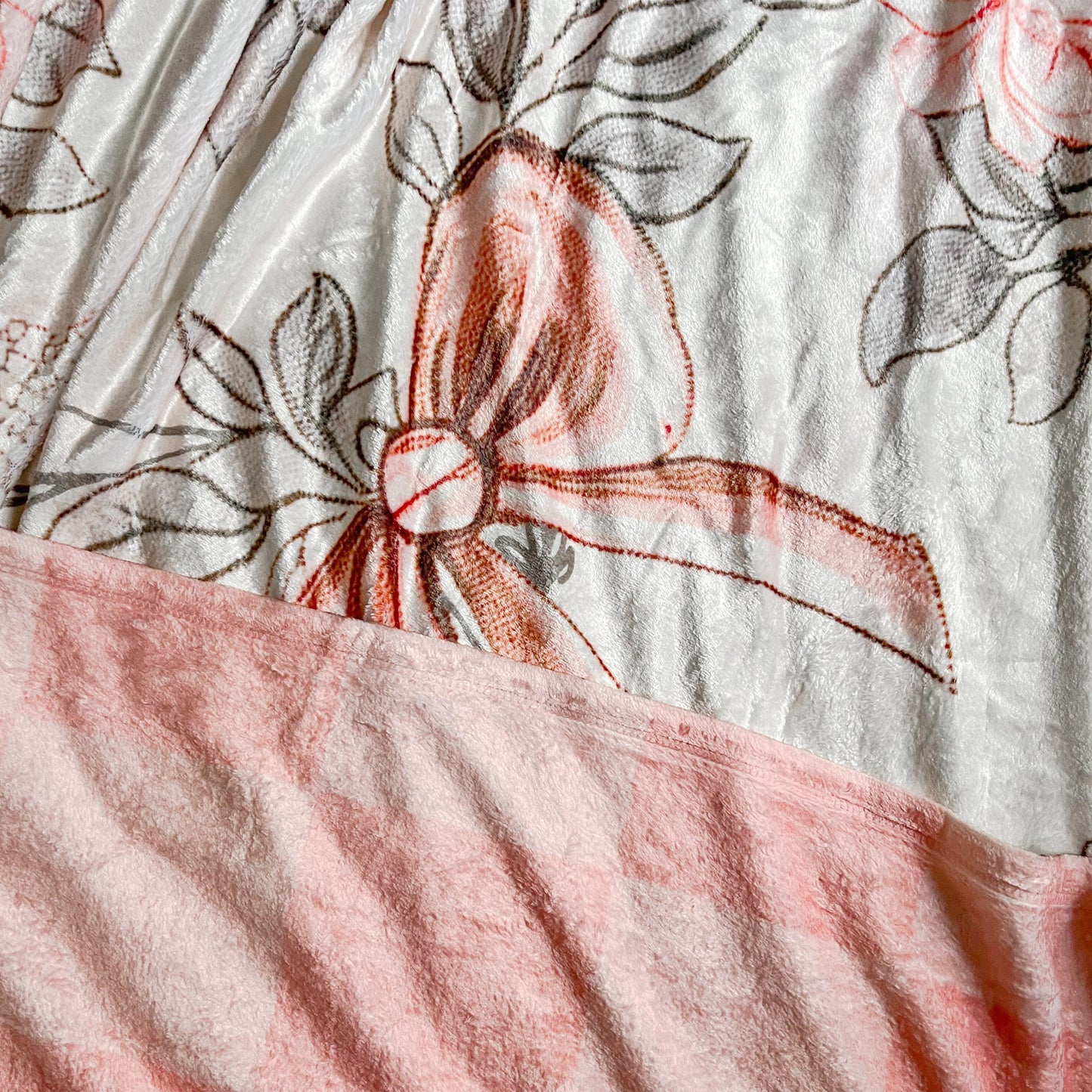 Coquette Pink Bow Blanket