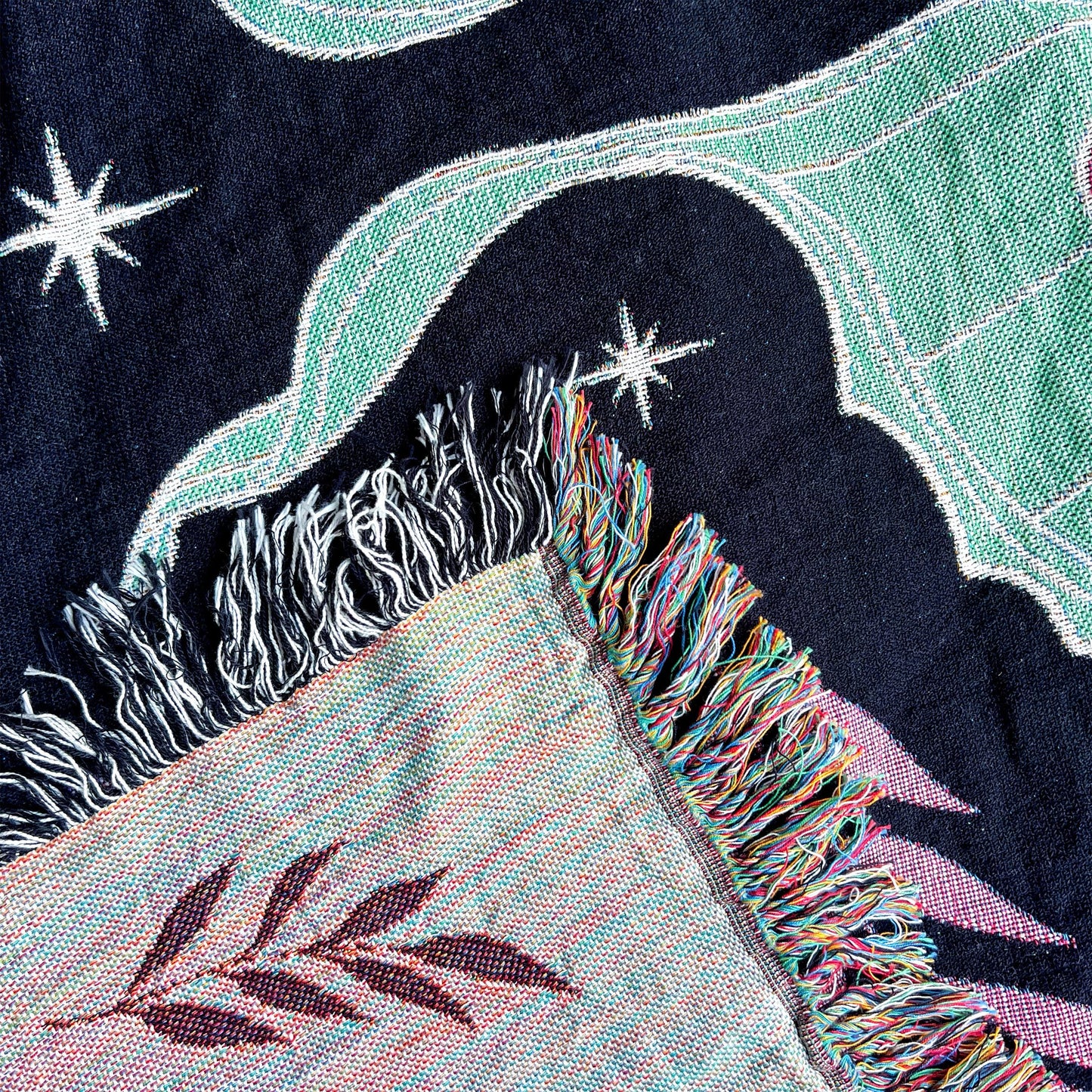 Luna Moth Woven Blanket