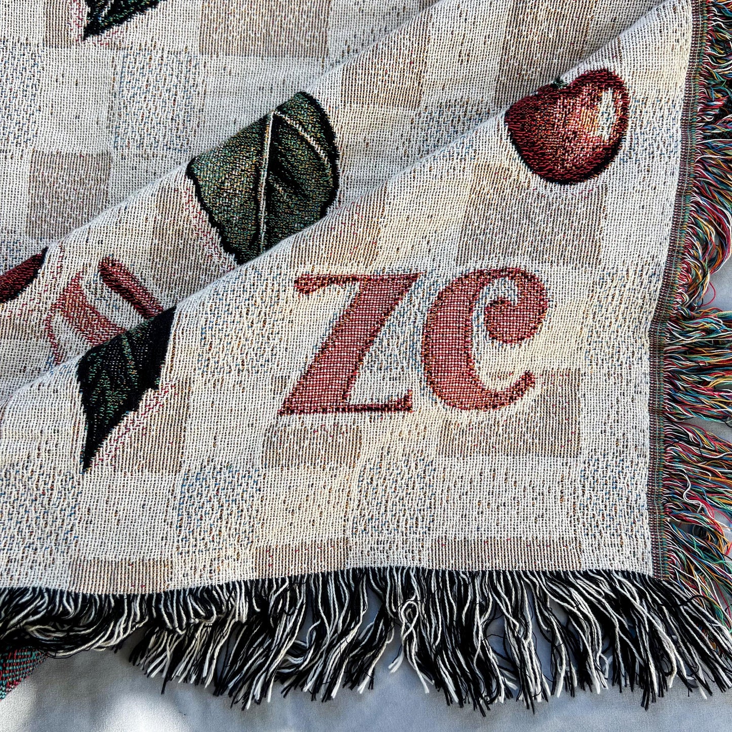 Dark Coquette Woven Blanket