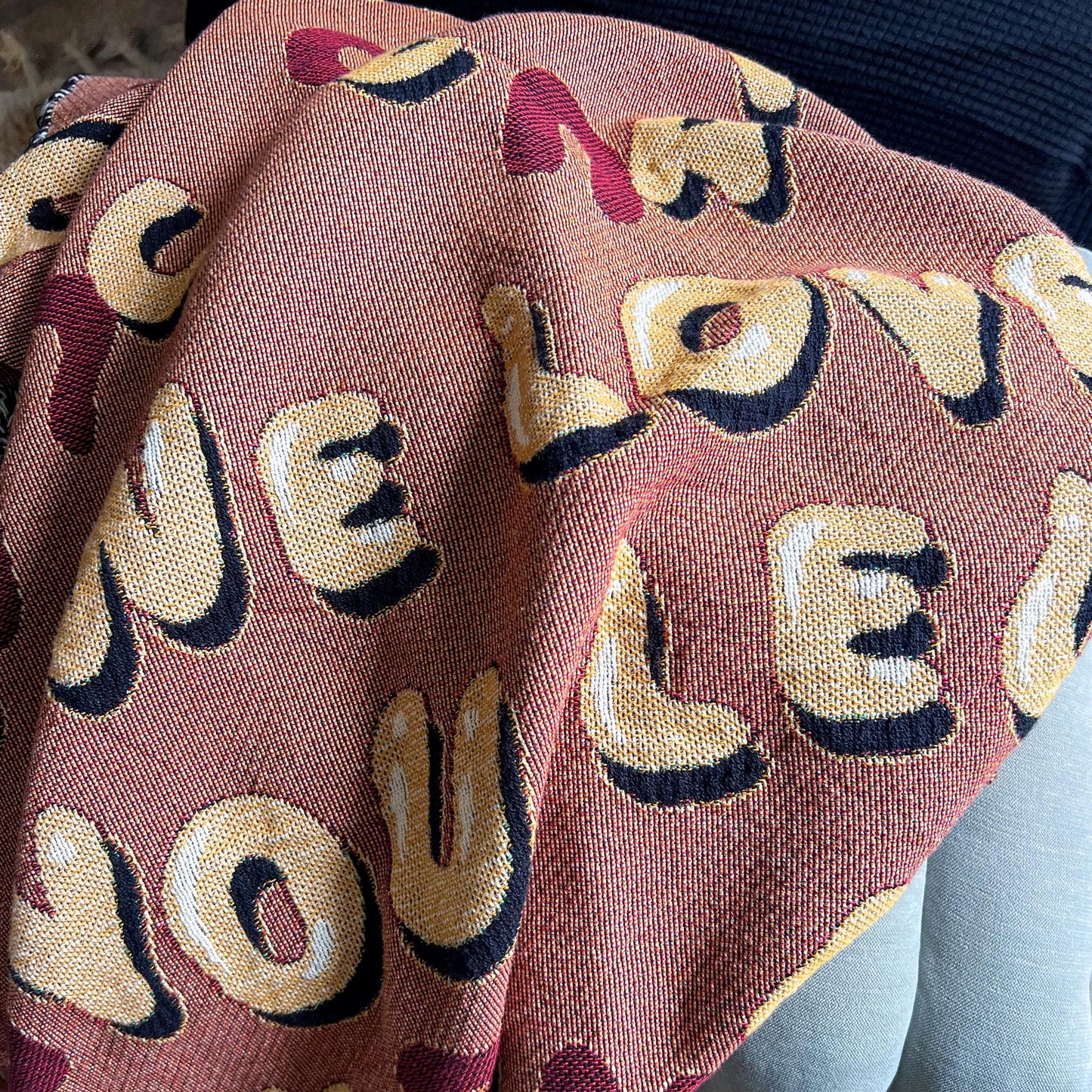 Alphabet Soup Blanket