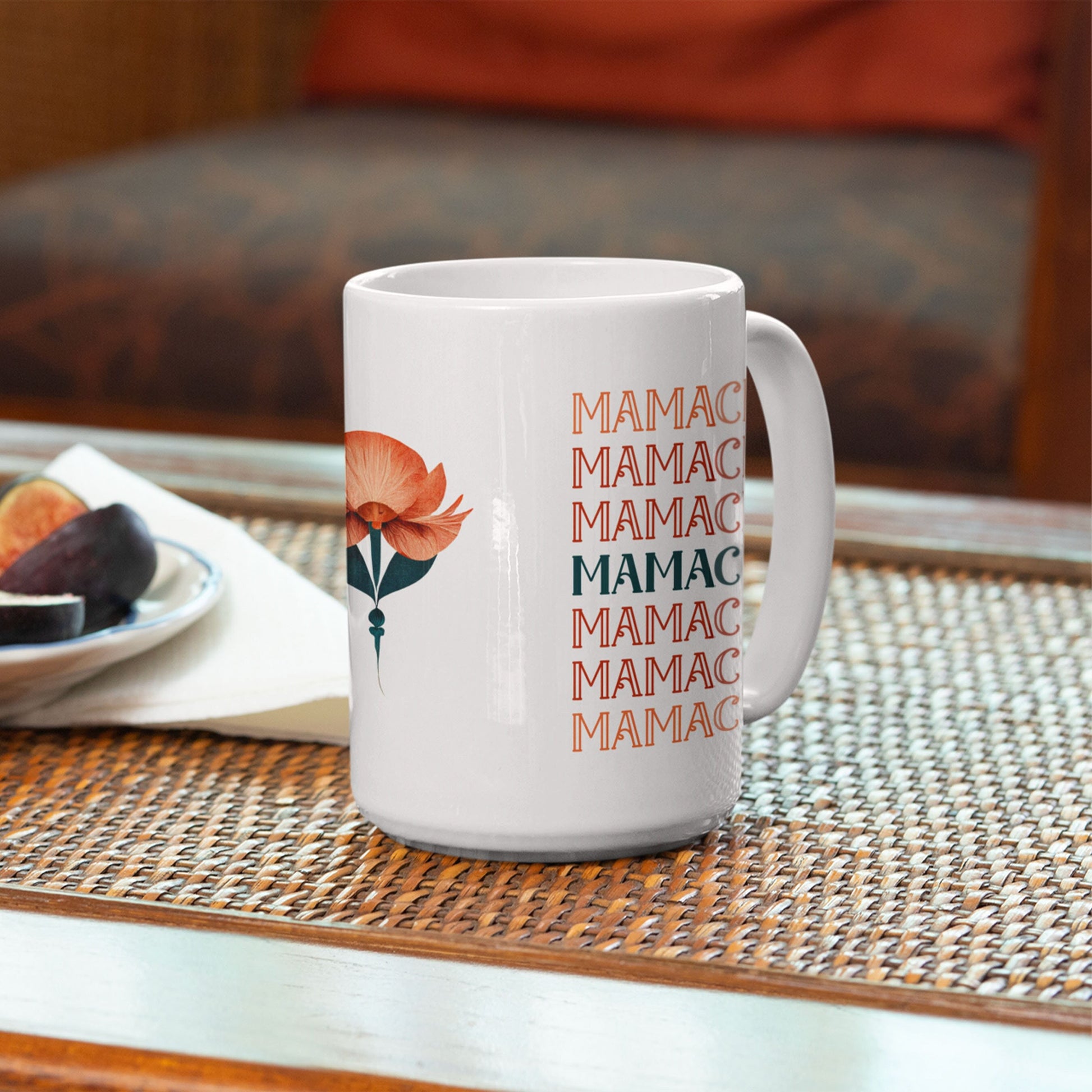 Mamacita Floral Gift Mug For Her Mothers Day Gift for Wife Mug