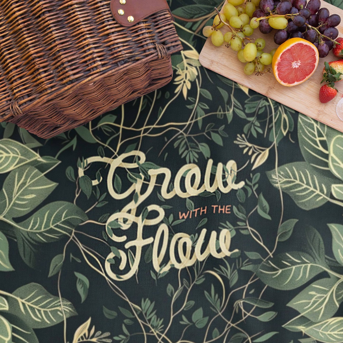 Grow with the Flow Picnic Blanket