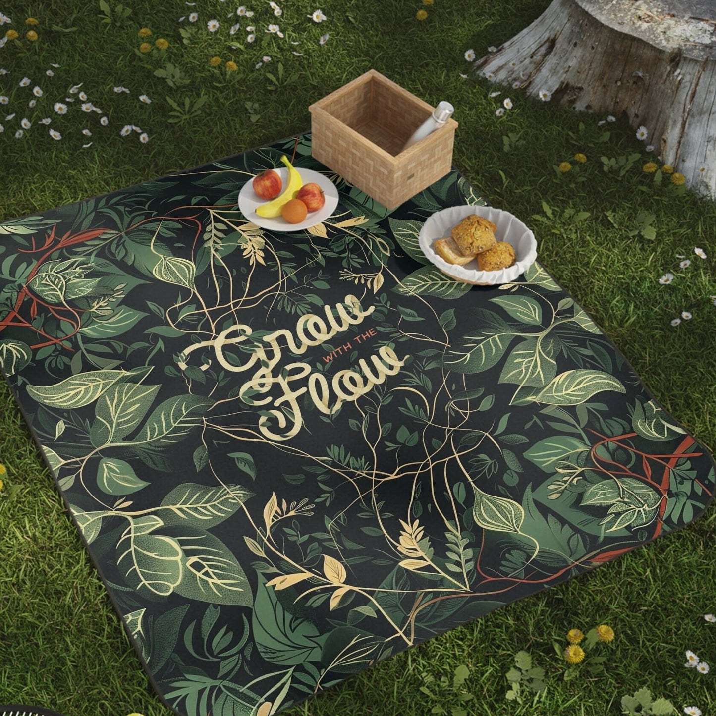 Grow with the Flow Picnic Blanket