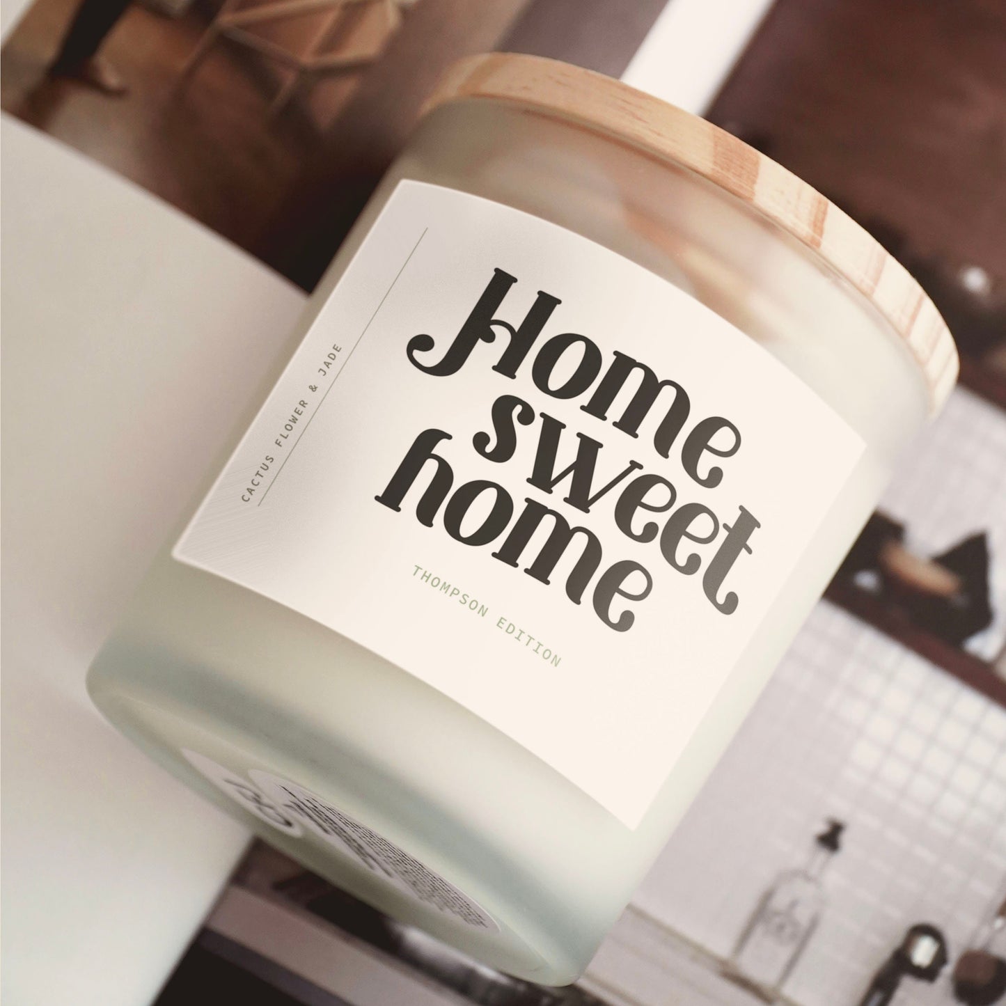 Home Sweet Home Custom Soy Candle