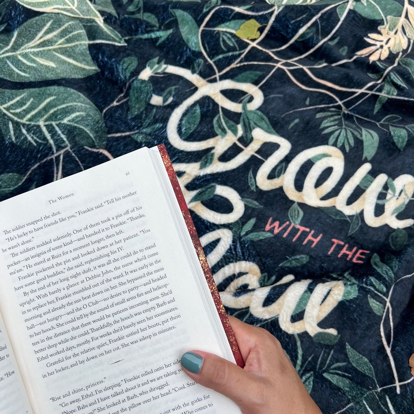 Grow with the Flow Picnic Blanket