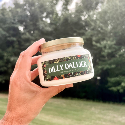 Dilly Dallier Double-Wick Personalized Candle