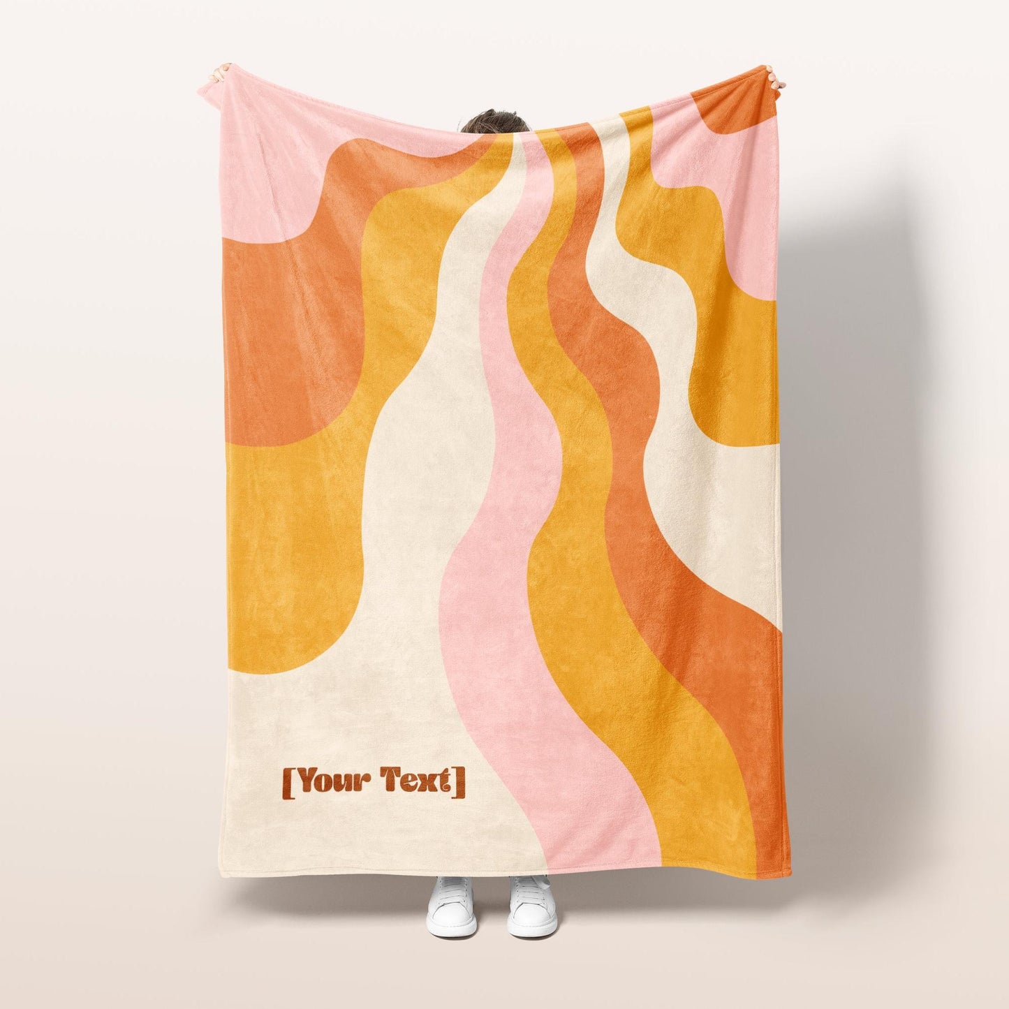 custom name blanket, blanket name gift, best blanket gift, personalized blanket, groovy font, custom blanket, custom blanket gift, name blanket, custom name birthday, custom throw blanket, midcentury blanket, vintage blanket, blanket art