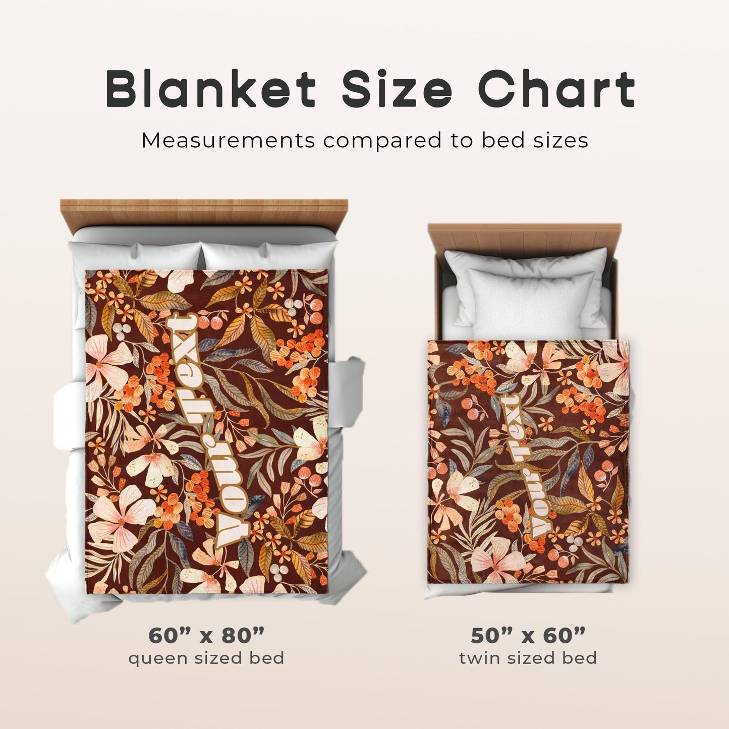 Vintage Flowers Blanket