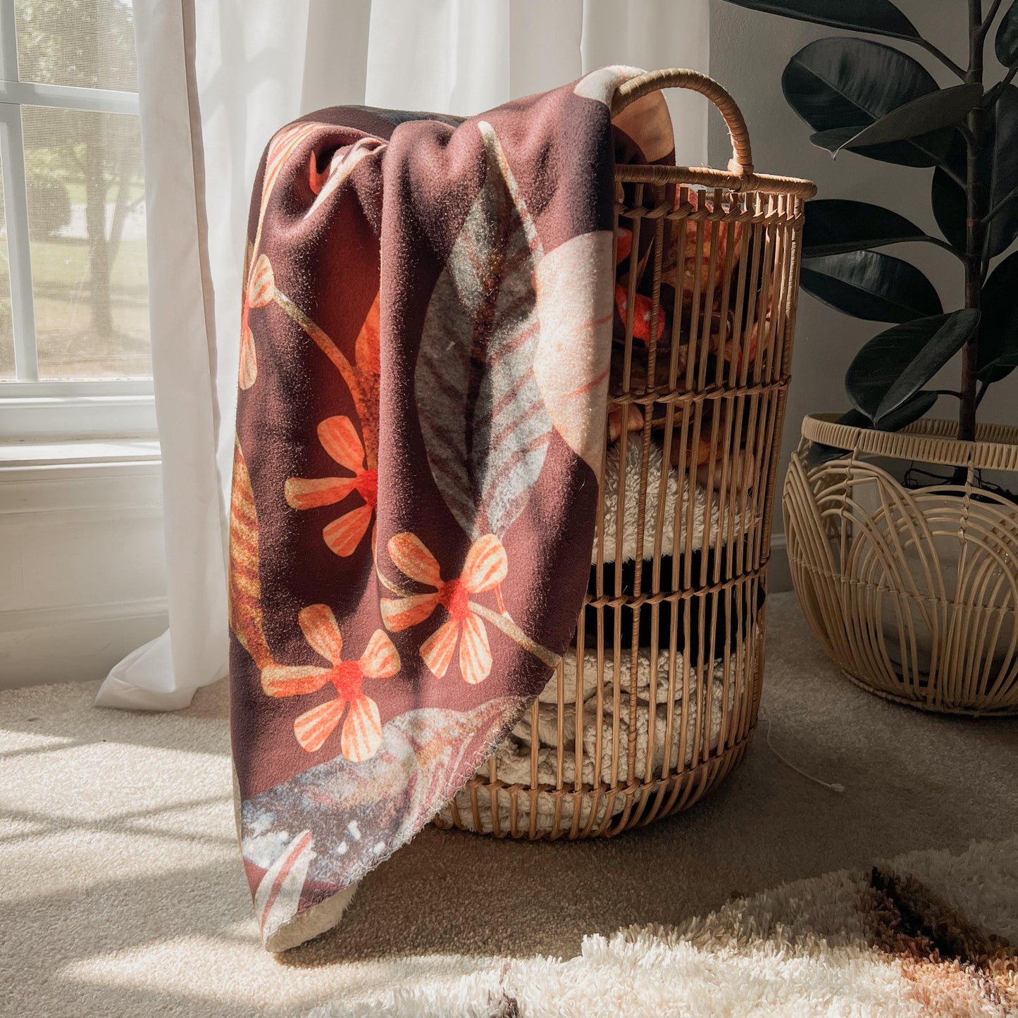 Vintage Flowers Blanket