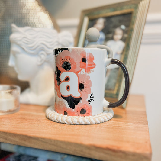 Floral Monogram Magic Mug