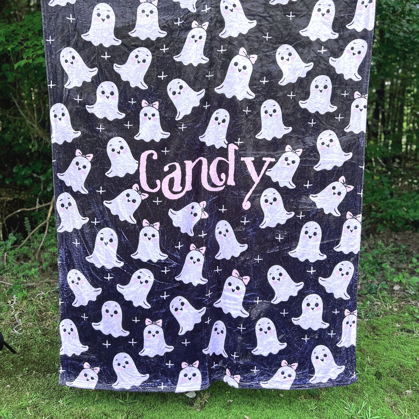 Spooky Cozy Ghost Blanket