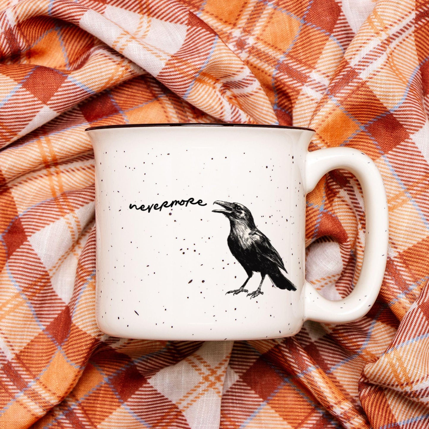 Cawing Crow Ceramic Mug