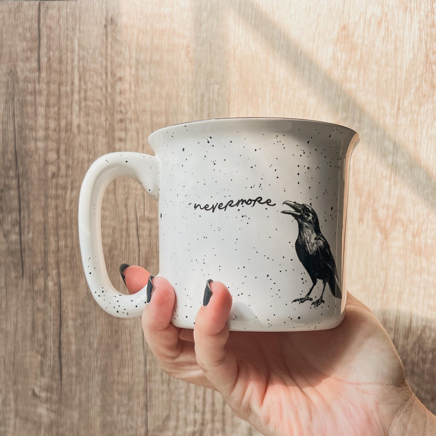 Cawing Crow Ceramic Mug