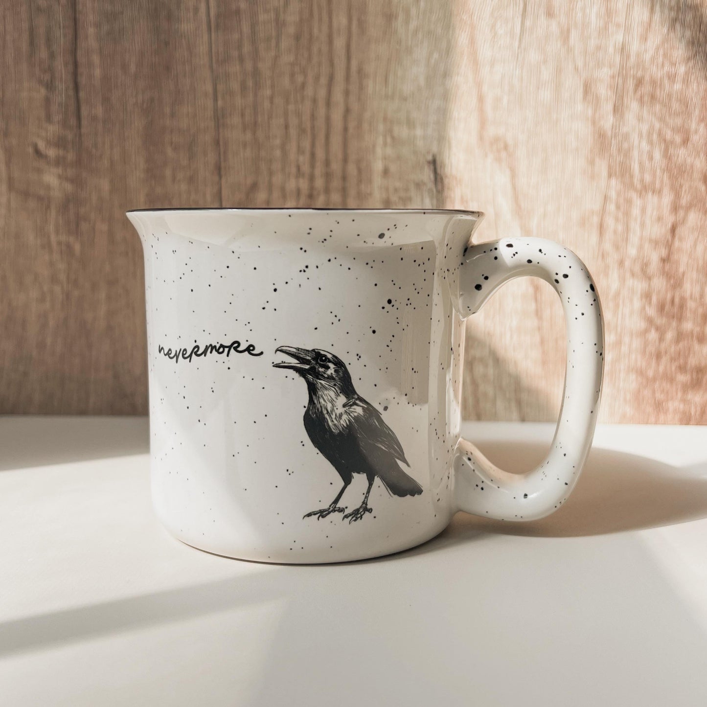 Cawing Crow Ceramic Mug